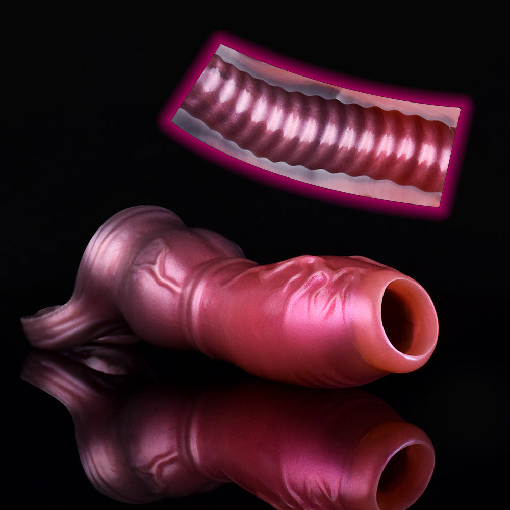 Silicone Male Penis Sleeve Enlargement Sex Toys