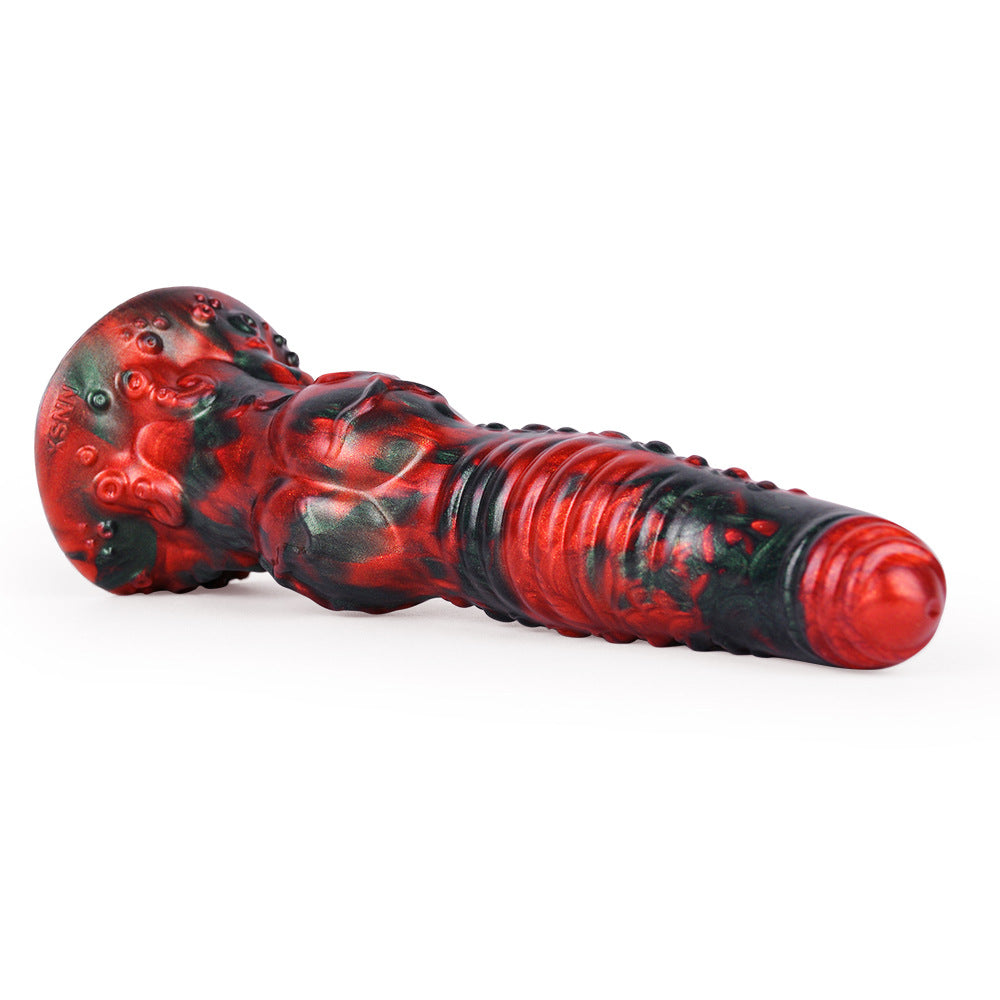9 Inch Red Knot Monster Tentacle Dildo