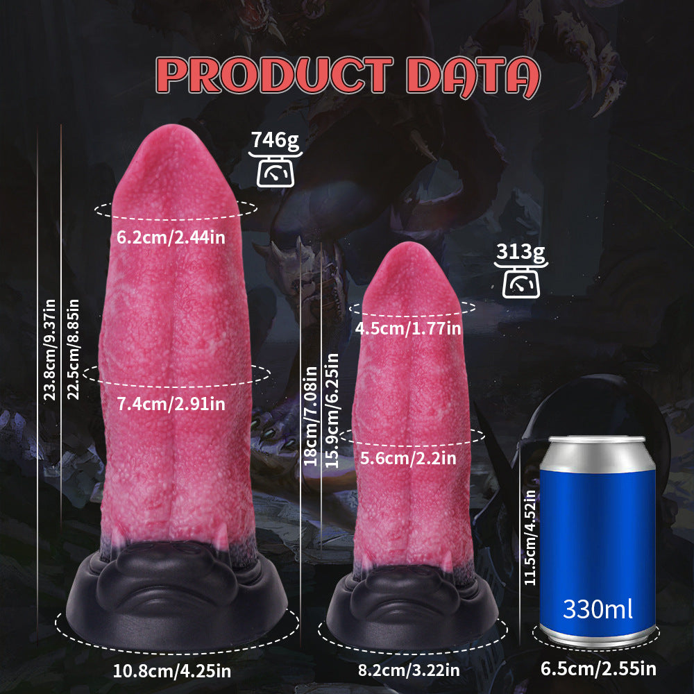 Pink Werewolf Tongue G Spot Fantasy Dildo