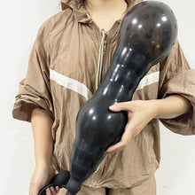 Folding Three-Bead Inflatable Anal Plug