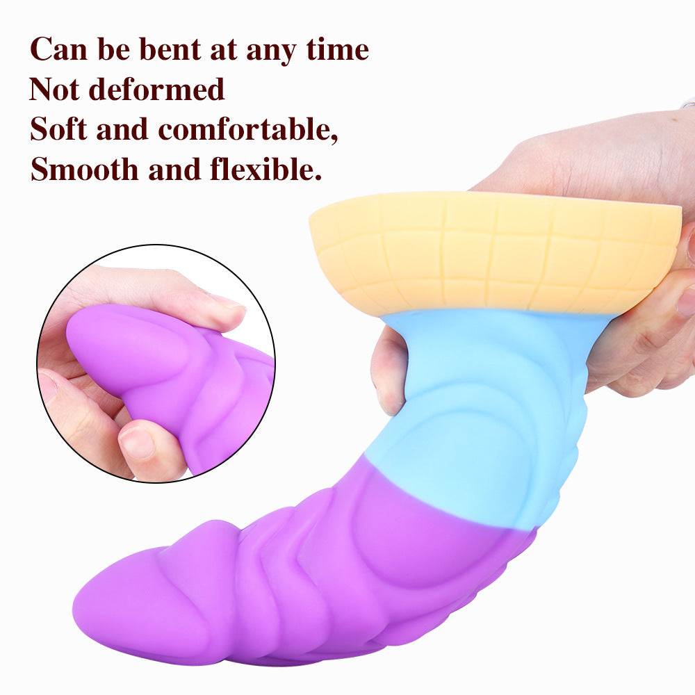 Colored G spot Textured Anal Fantasy Dildo