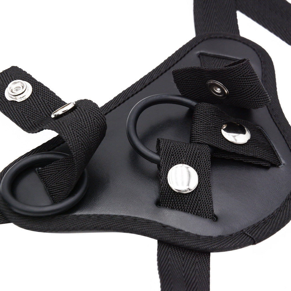 Lace Flower Black Plus Size Strap Ons