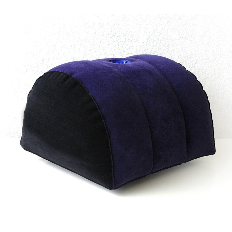 Purple Plush Inflatable Sex Aid Pillow