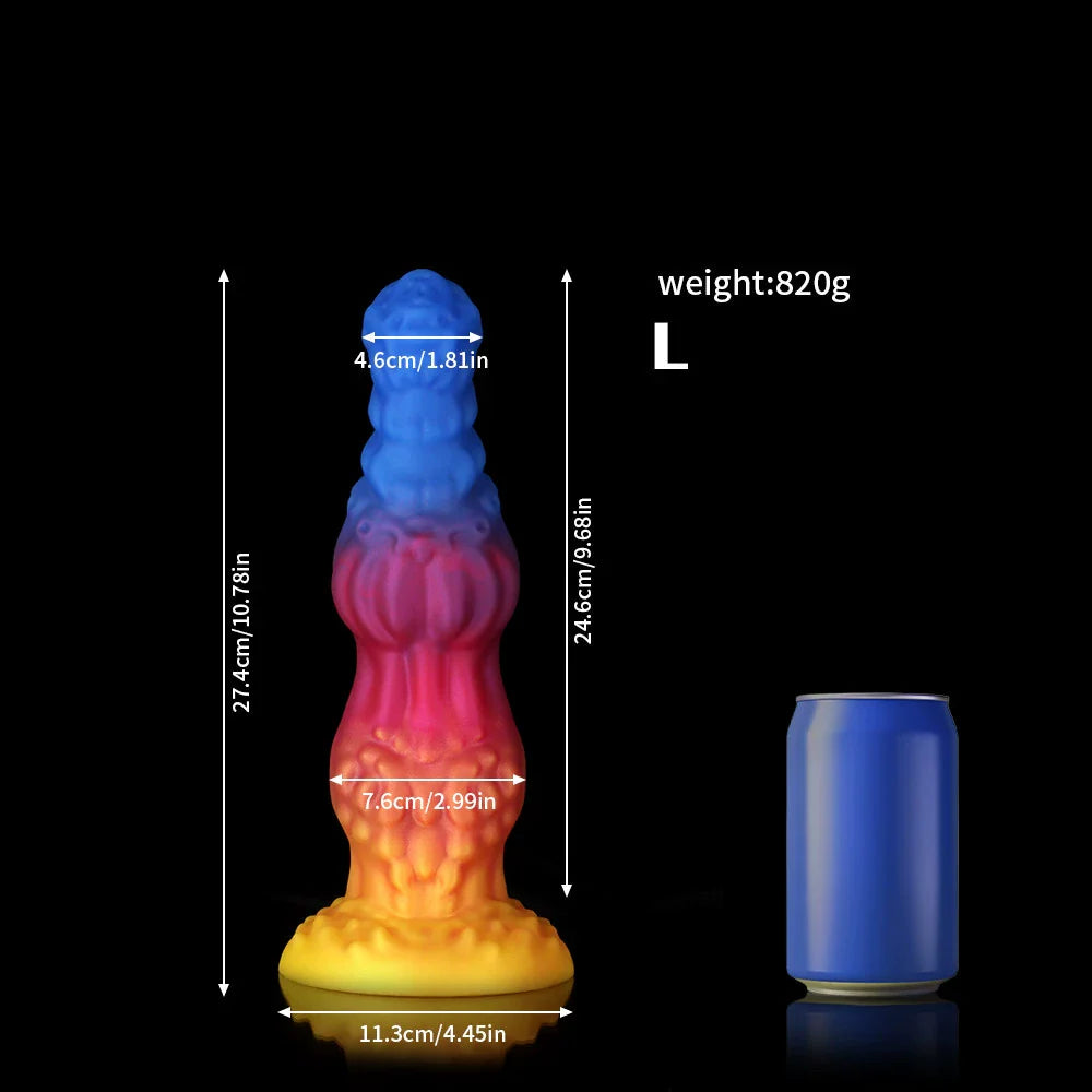 Silicone Double Knot Fantasy Dragon Dildo