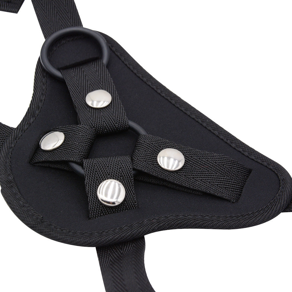 Lace Flower Black Plus Size Strap Ons