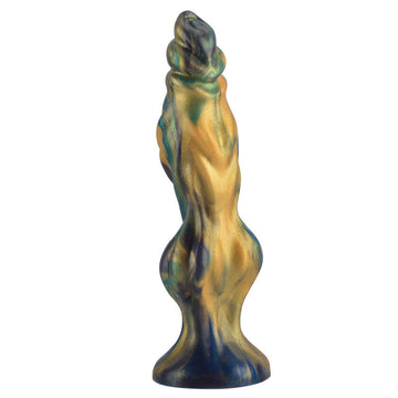 7 Inch Gold Silicone Wolf Dildo