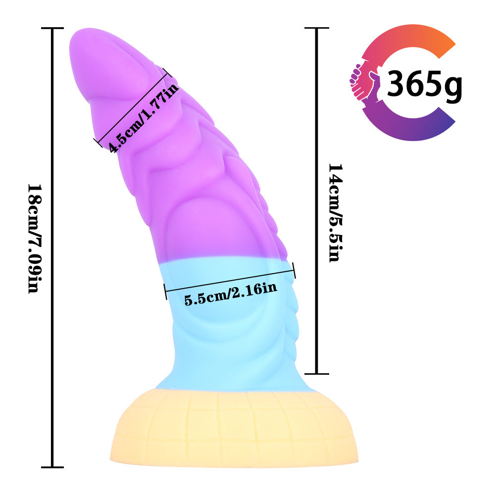 Colored G spot Textured Anal Fantasy Dildo