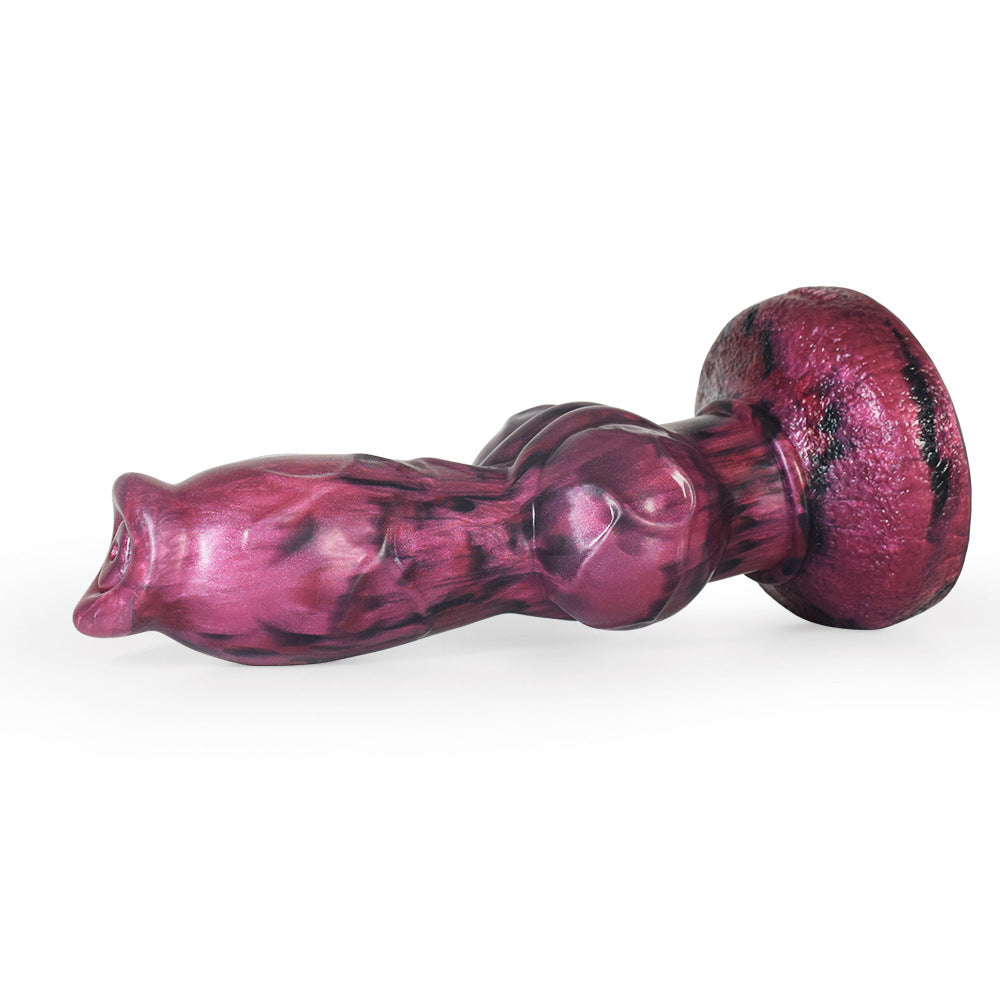 8 Inch Silicone Dog Cock Strap On Dildo