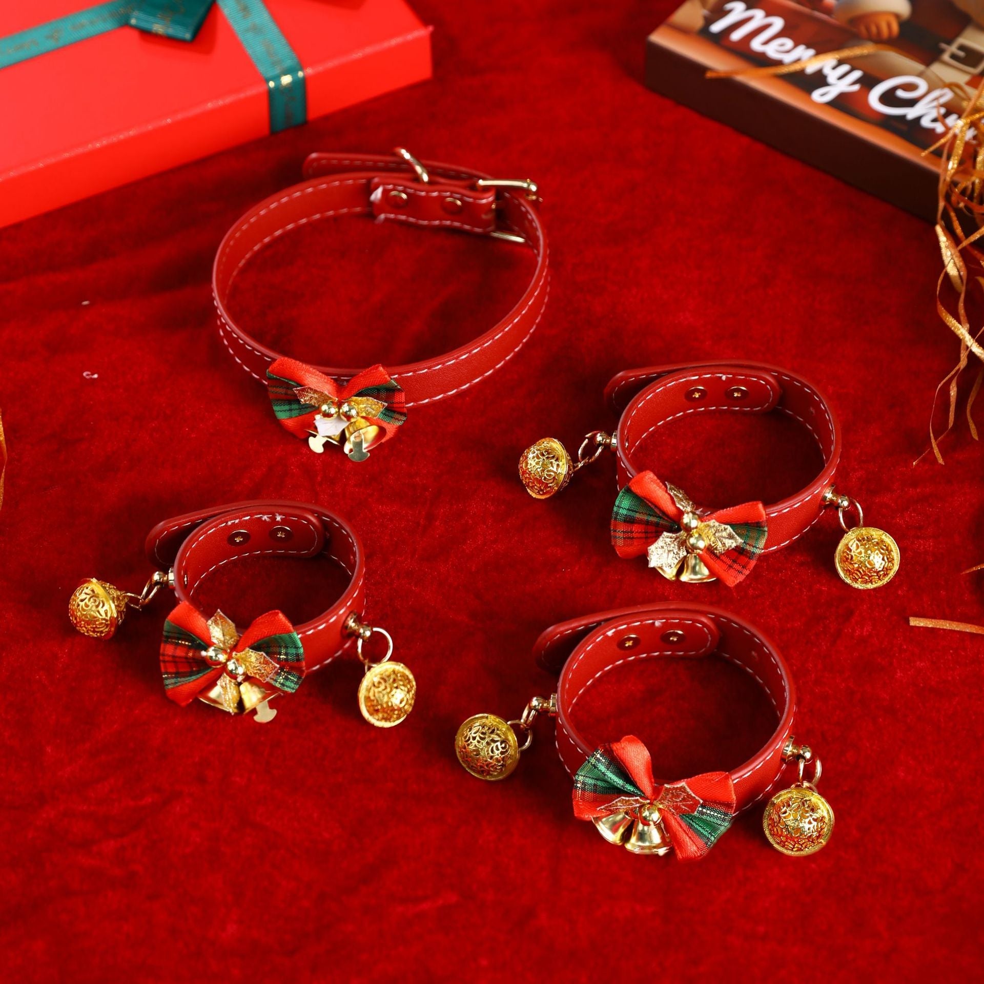 BDSM Christmas Gift Box 6-Piece Handcuff & Ankle Cuff Set