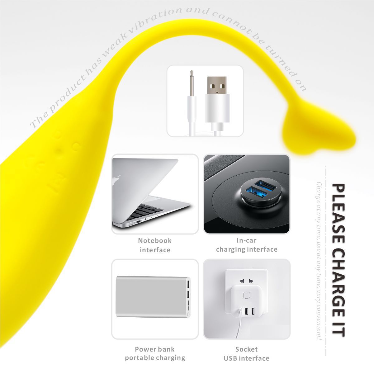 Remote Control Interactive Banana Vibrator Egg