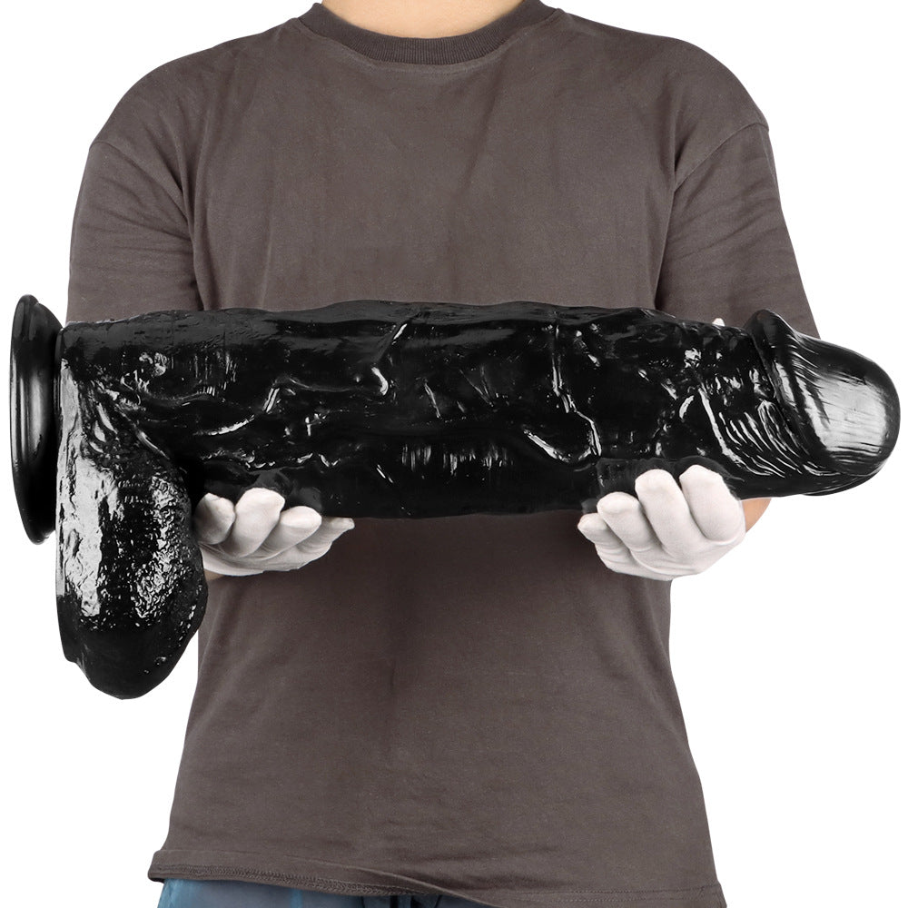 18 Inch Super Thick Big Black Dildo