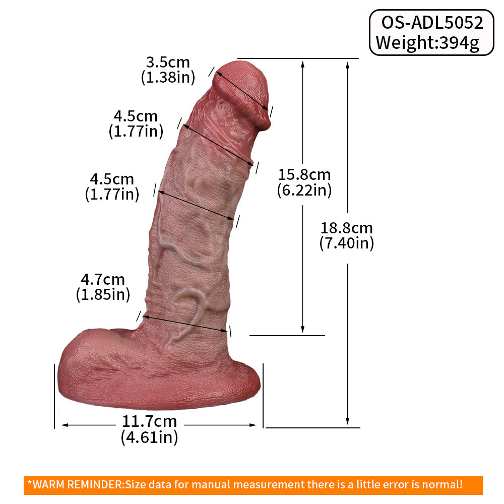 7 Inch Ultra Realistic Suction Cup Dildo