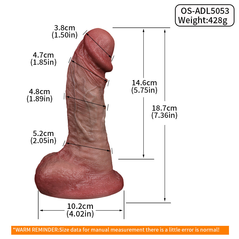 7 Inch Silicone G Spot Realistic Dildo