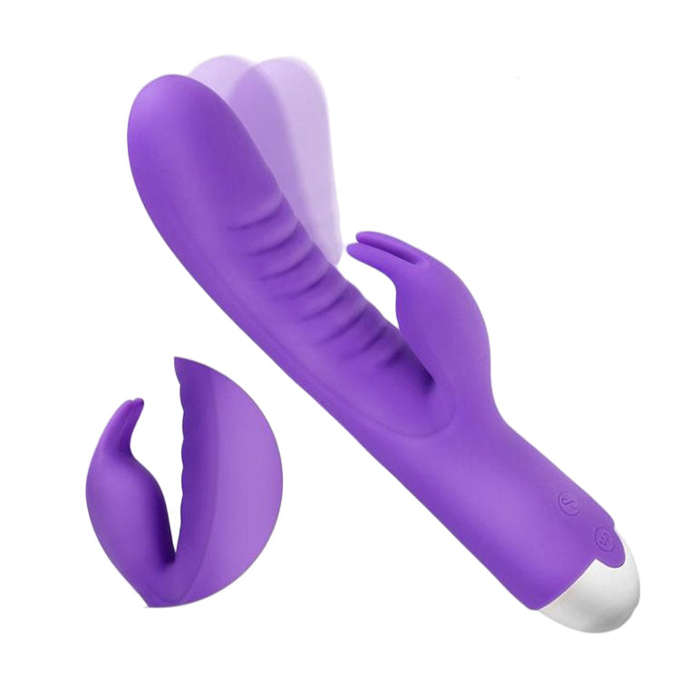 G Point Dildo Female Rabbit Vibrator Double Vibration Stimulator Silicone Clitoris Vagina Massager