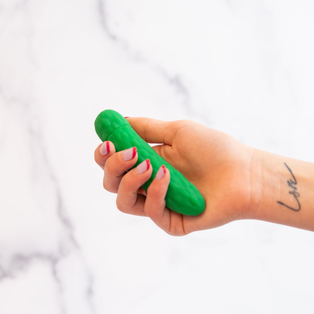 Green Small Cucumber Clitoral Vibrator