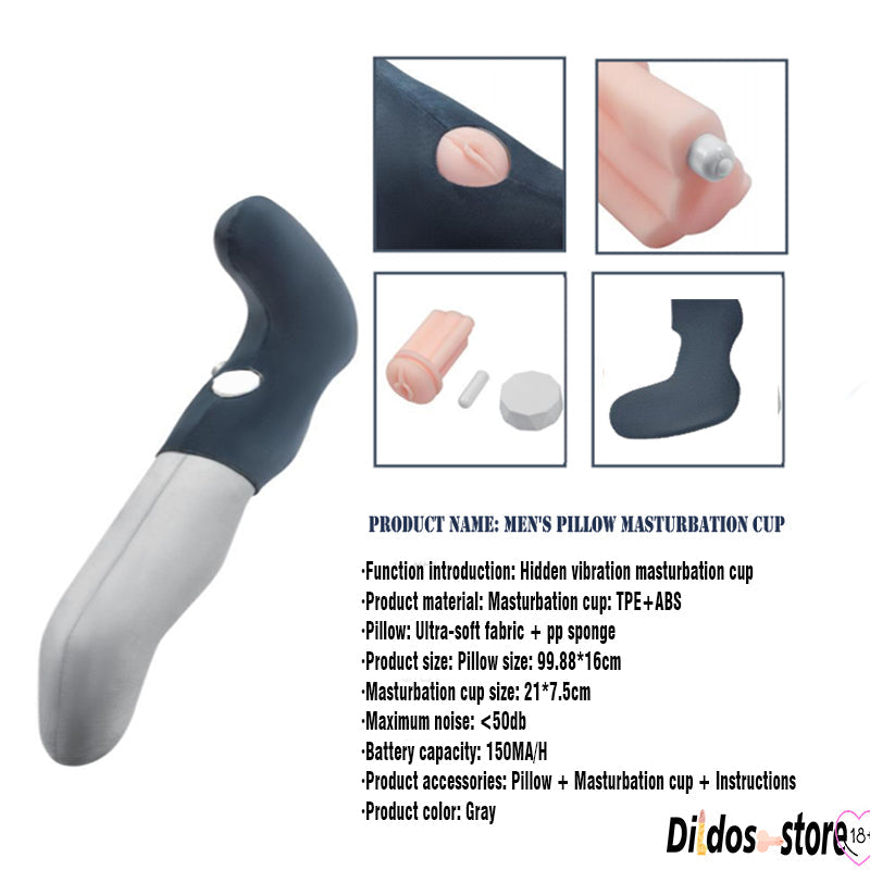 Pillow Hidden Men Masturbation Sex Toy