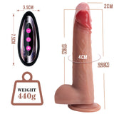 画像をギャラリー ビューアにロード Realistic Vibrating Dildo Remote controlled