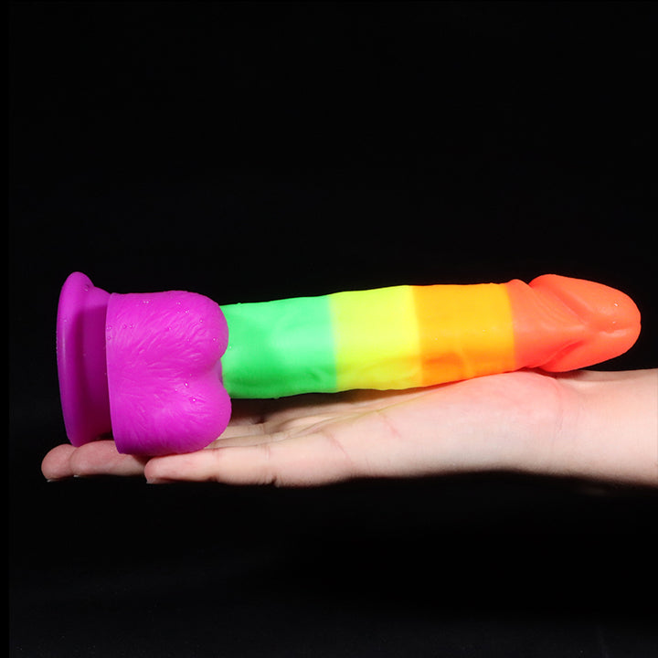 4 sizes of Realistic Rainbow Dildos