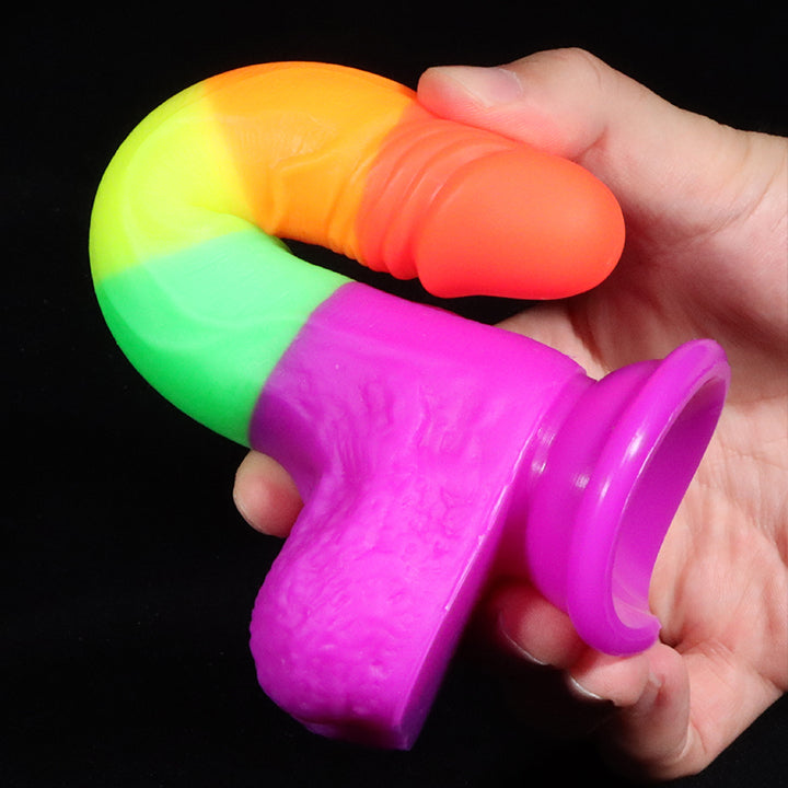 4 sizes of Realistic Rainbow Dildos