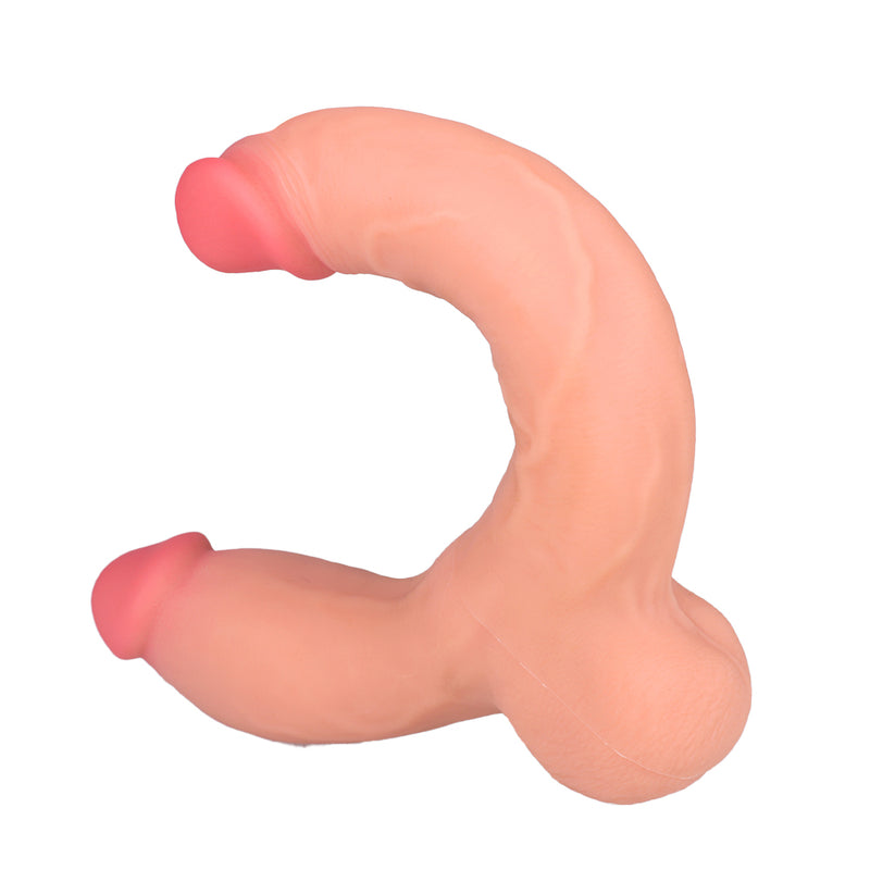 15 Inch Thick Realistic Double Head Dildo