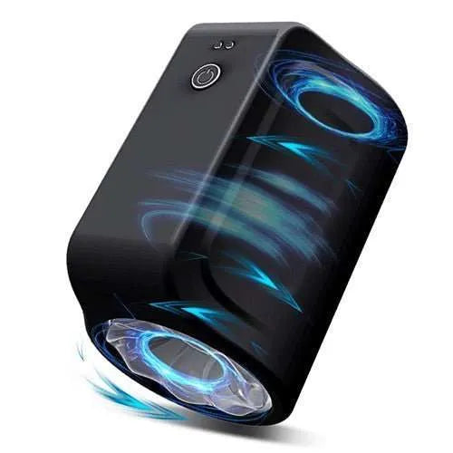 Double Channel Opening Electric Male Masturbator