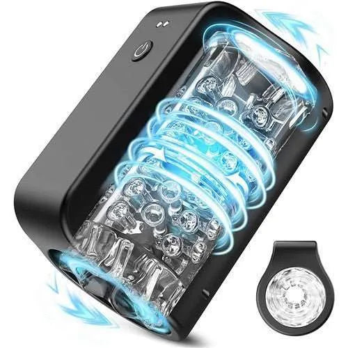 Double Channel Opening Electric Male Masturbator