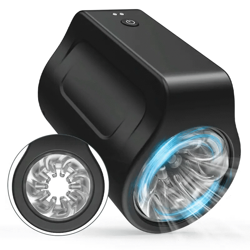 Double Channel Opening Electric Male Masturbator