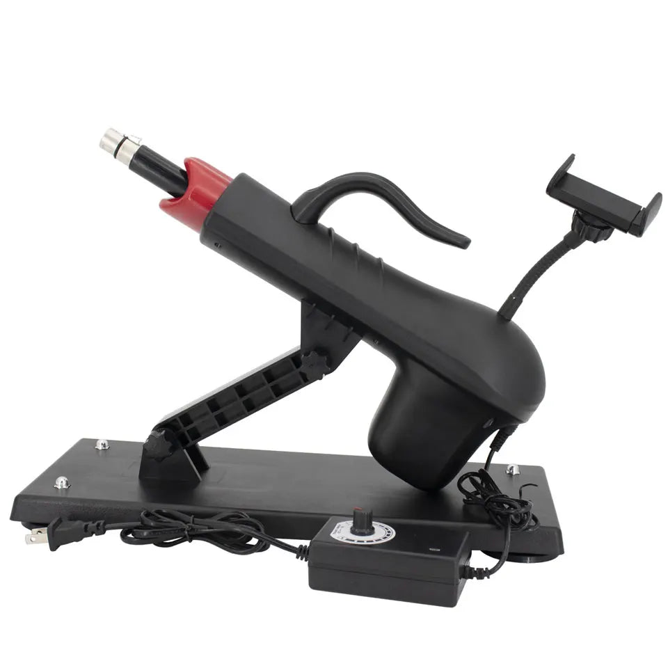 Black Remote Controlled Adjustable Powerful Sex Machine