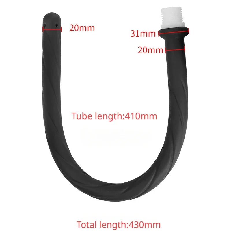 Silicone Shower Anal Douches Cleaning Tool