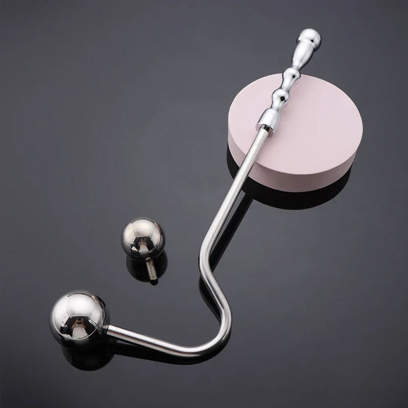 Stainless Steel Double Ended Anal Hook for Couples