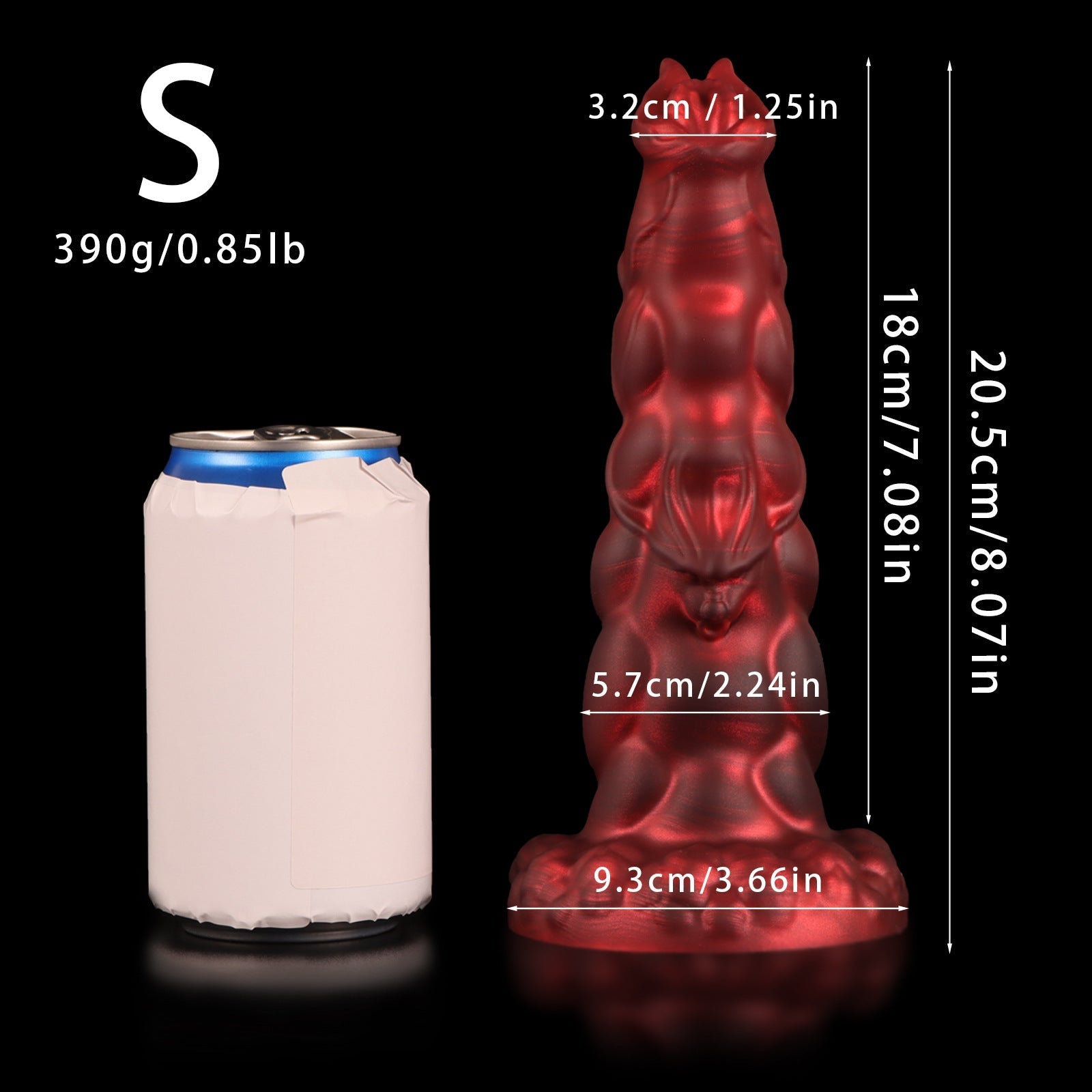 Custom Red Silicone Dragon Anal Dildo