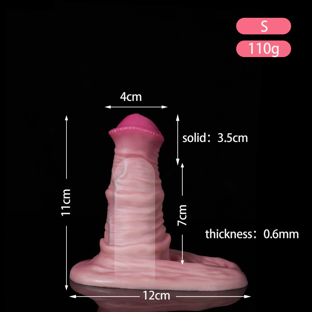 Horse Cock Sex Delay Penis Extension Sleeve—Multiple sizes