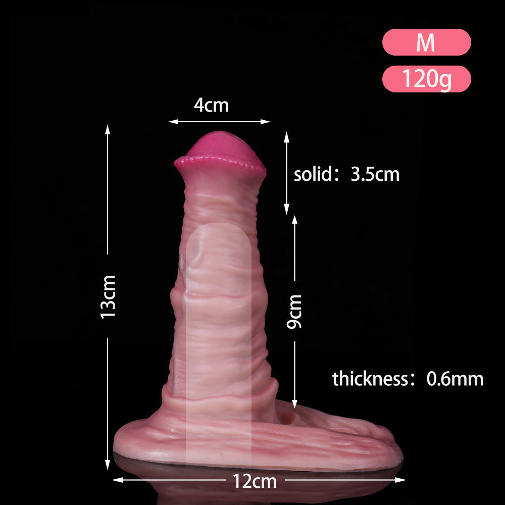 Horse Cock Sex Delay Penis Extension Sleeve—Multiple sizes