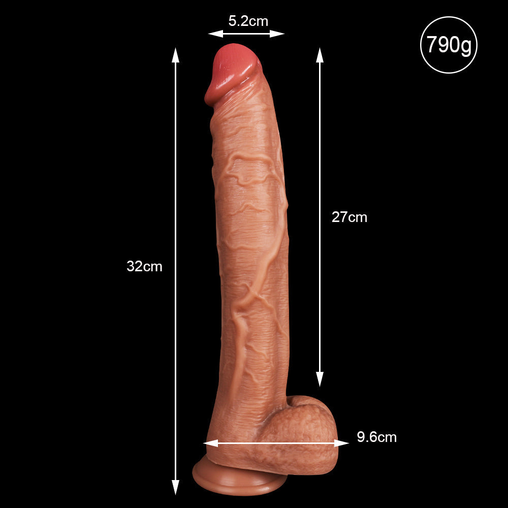 12 Inch Suction Cup Silicone Long Huge Dildo