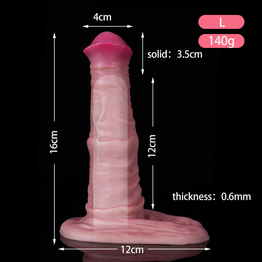 Horse Cock Sex Delay Penis Extension Sleeve—Multiple sizes