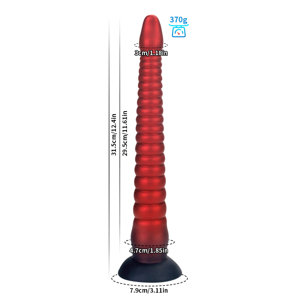 21 Inch Red Extra Long Tentacle Dildo