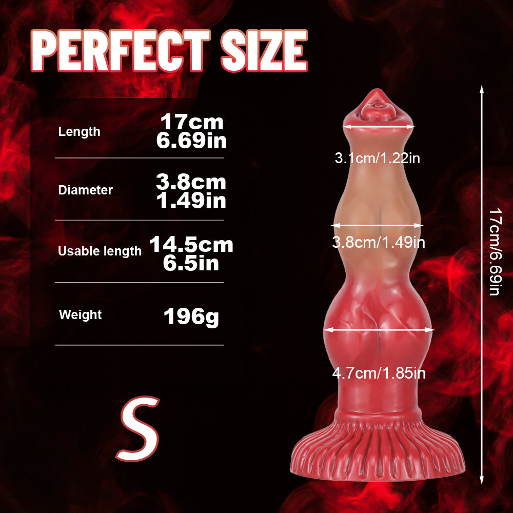 Canine Silicone Dildo Wolf Penis Sex Toy
