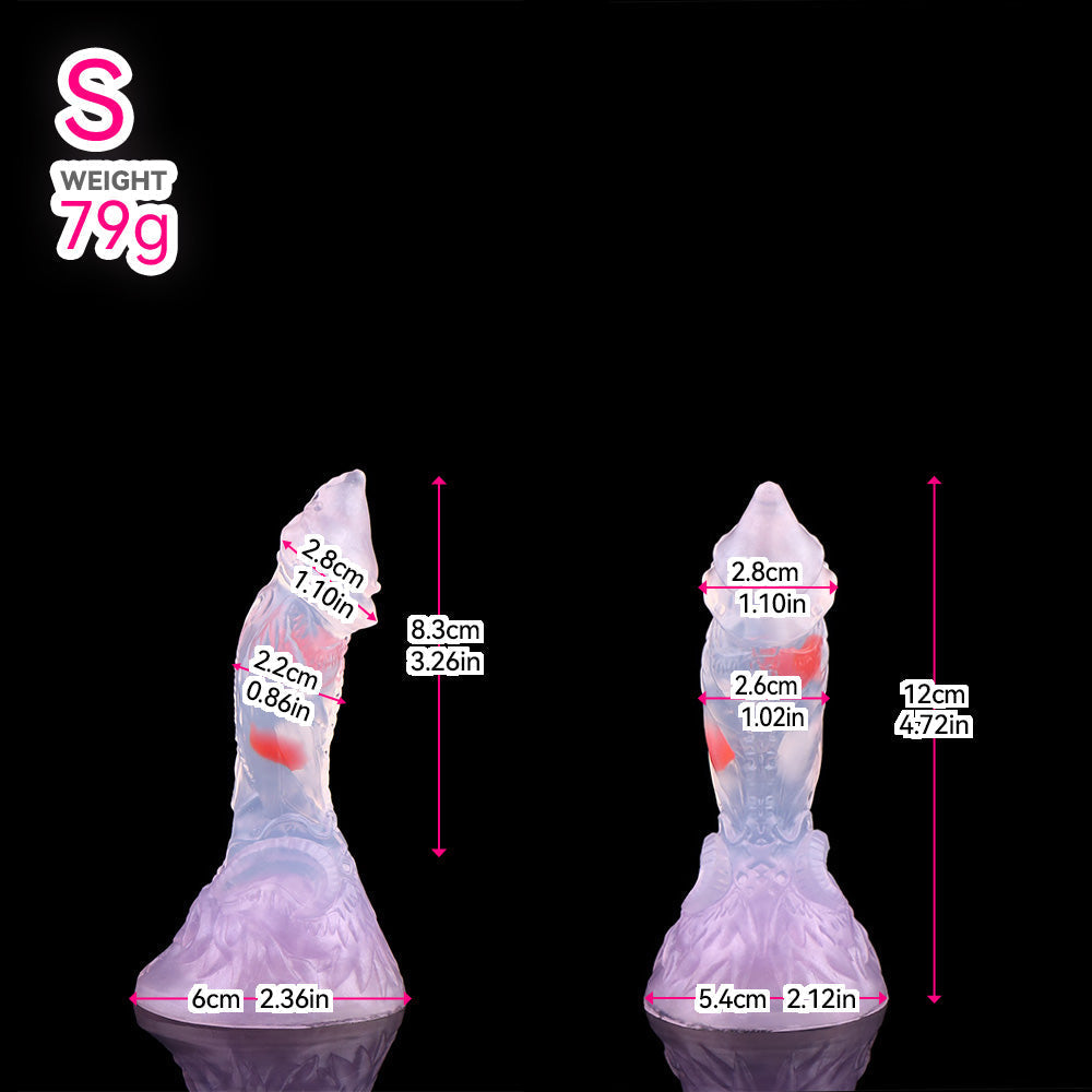Cone Fantasy Aries Colorful Monster Dildo