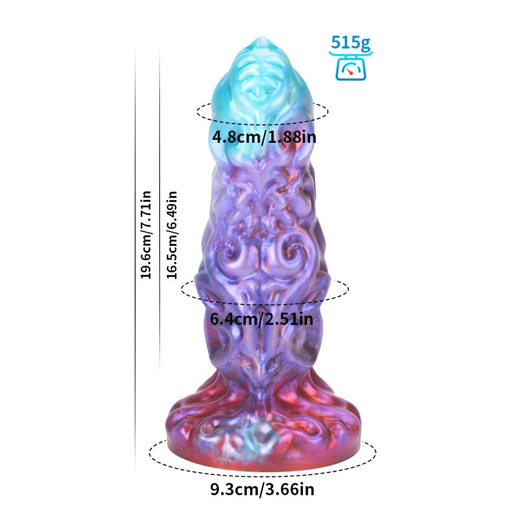 Fantasy Textured Silicone Monsters Dildo