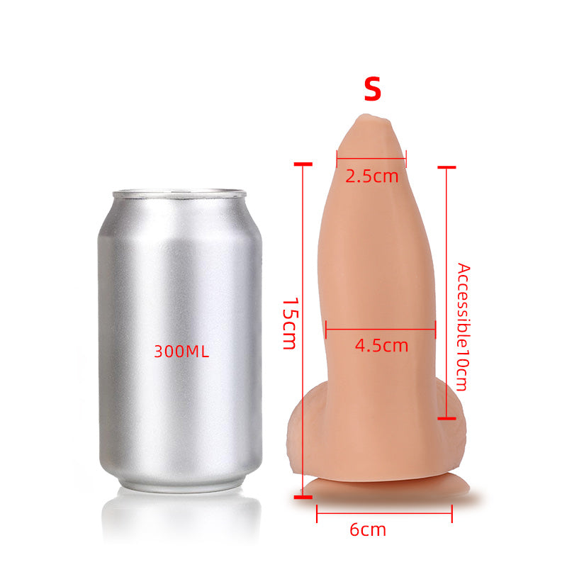 Big Conical Fantasy Foreskin Elephant Dildo