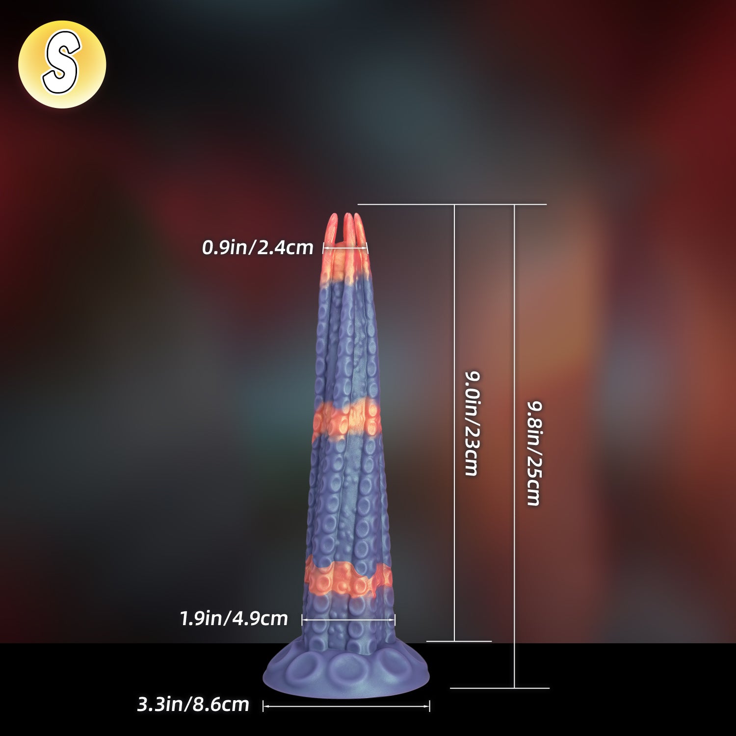 15 Inch Huge Octopus Tentacle Dildo