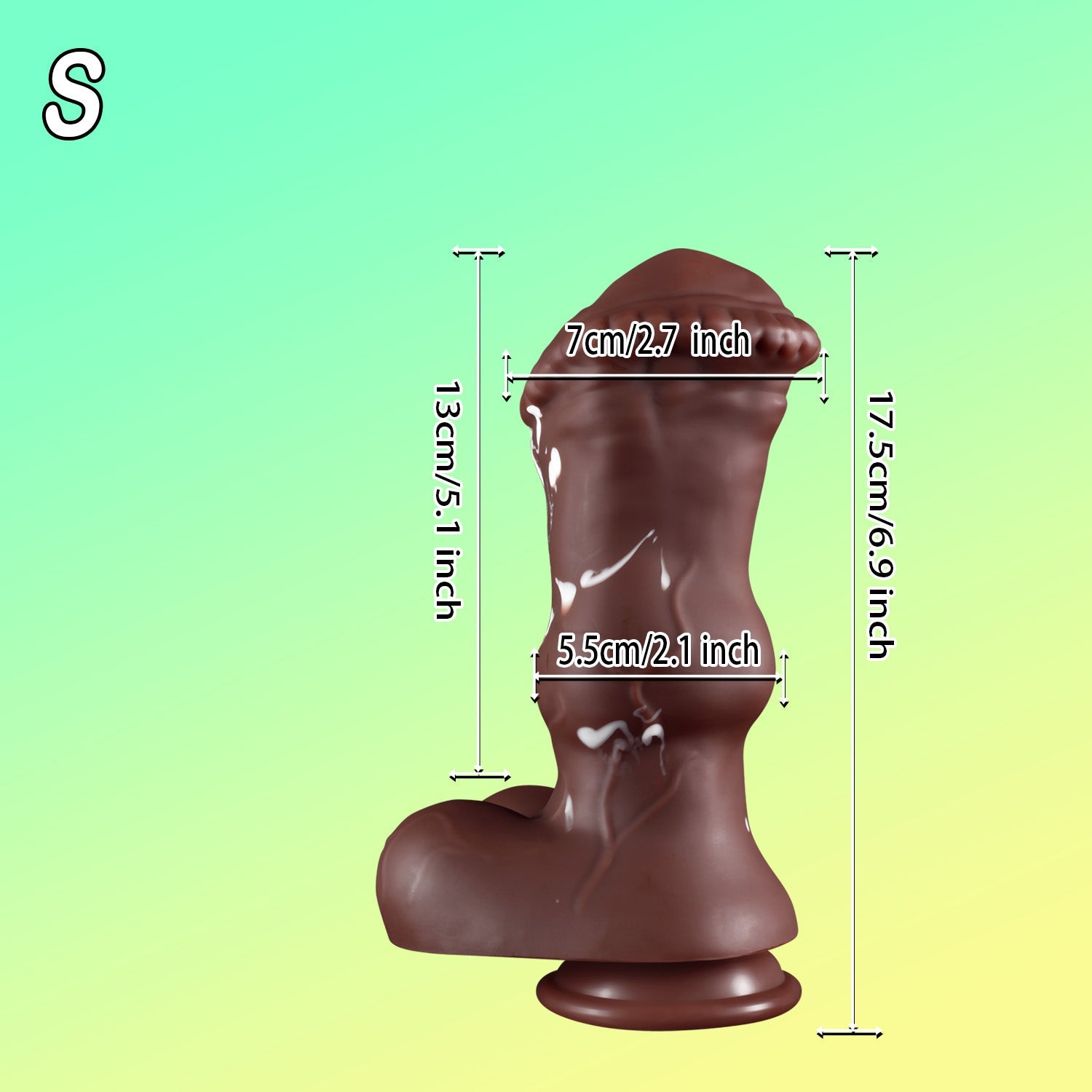Brown Thick Pony Fantasy Animal Dildo