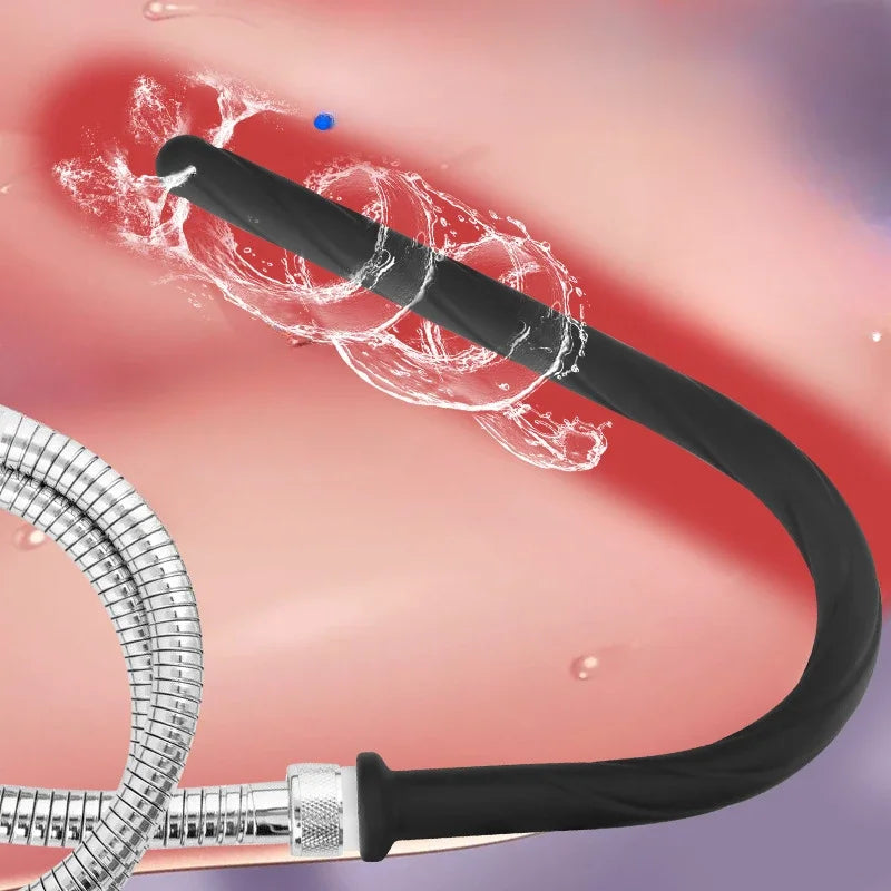 Silicone Shower Anal Douches Cleaning Tool