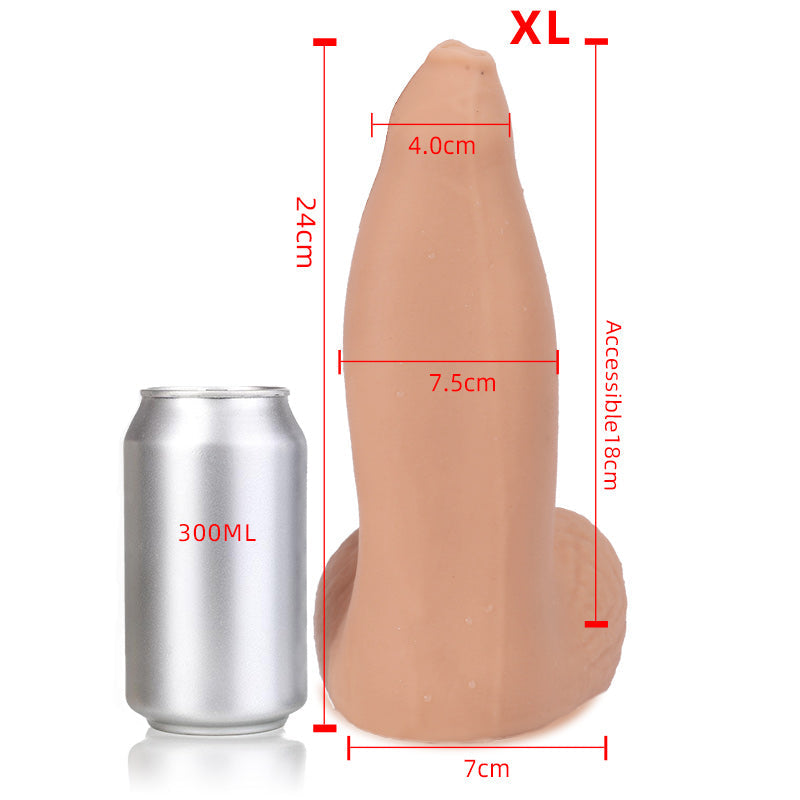 Big Conical Fantasy Foreskin Elephant Dildo