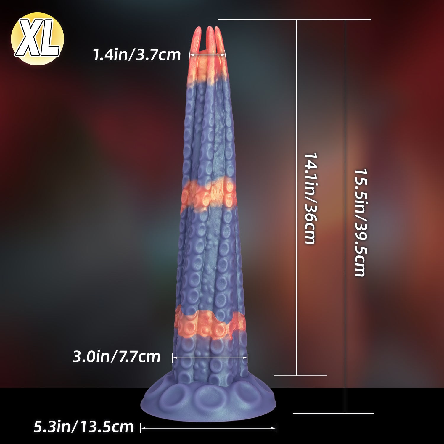 15 Inch Huge Octopus Tentacle Dildo