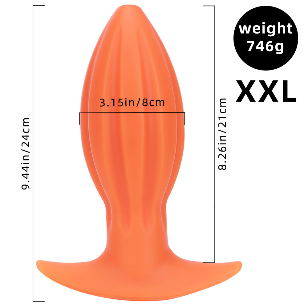 Prismatic Silicone Giant Butt Plug Kit