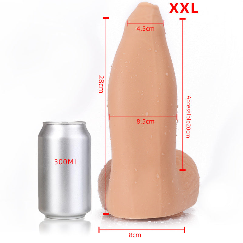 Big Conical Fantasy Foreskin Elephant Dildo