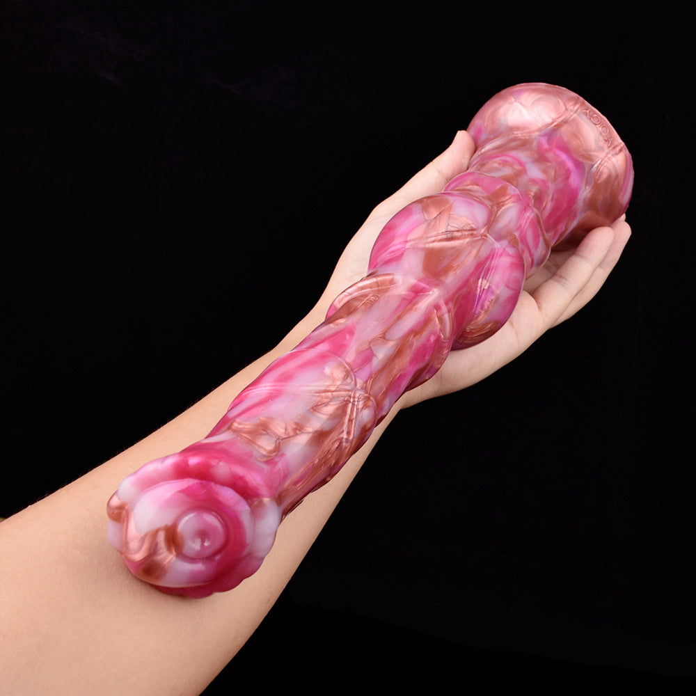 12 Inch Long Vibrating Strap On Horse Dildo