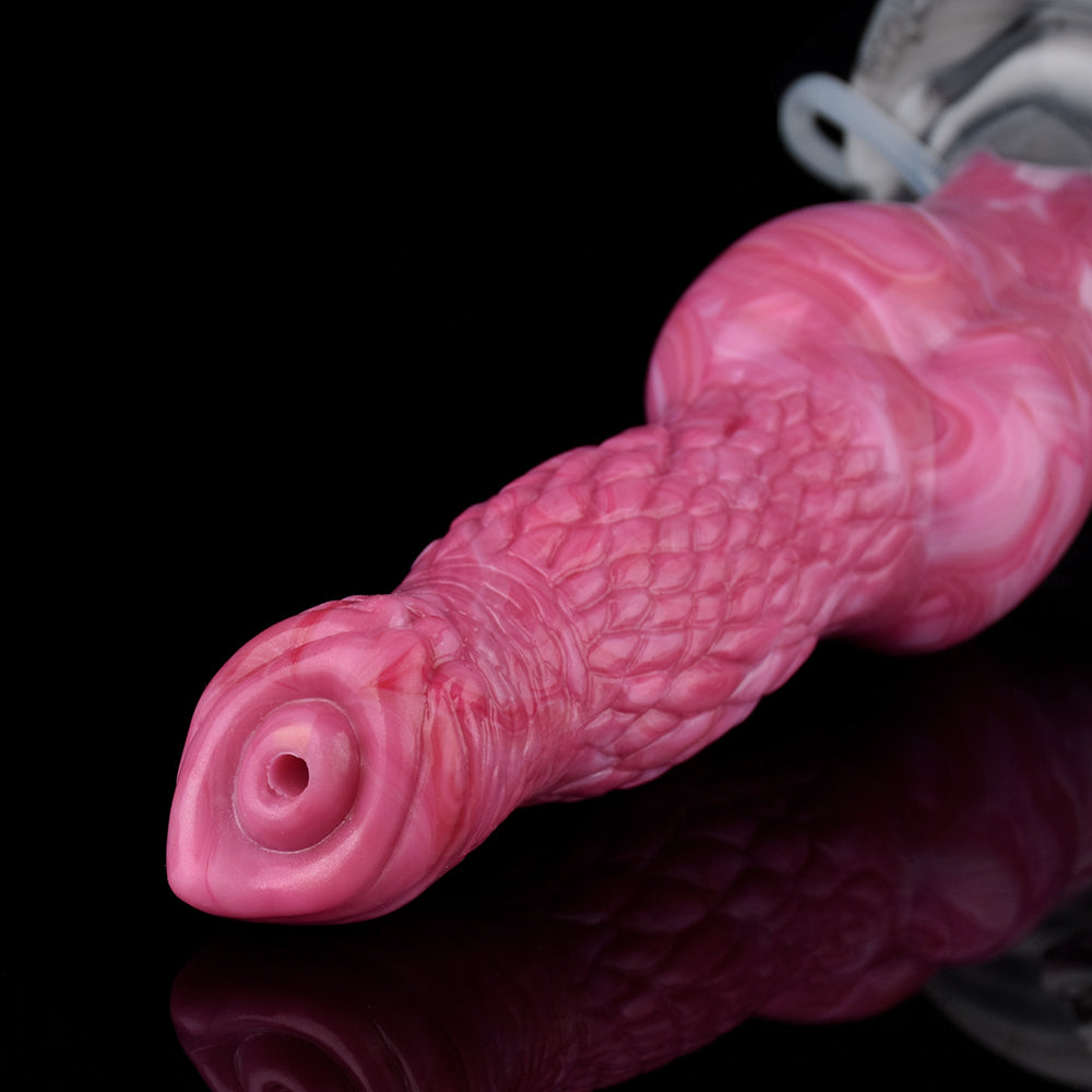 8 Inch Pink Fantasy Monster Dog Squirting Dildo