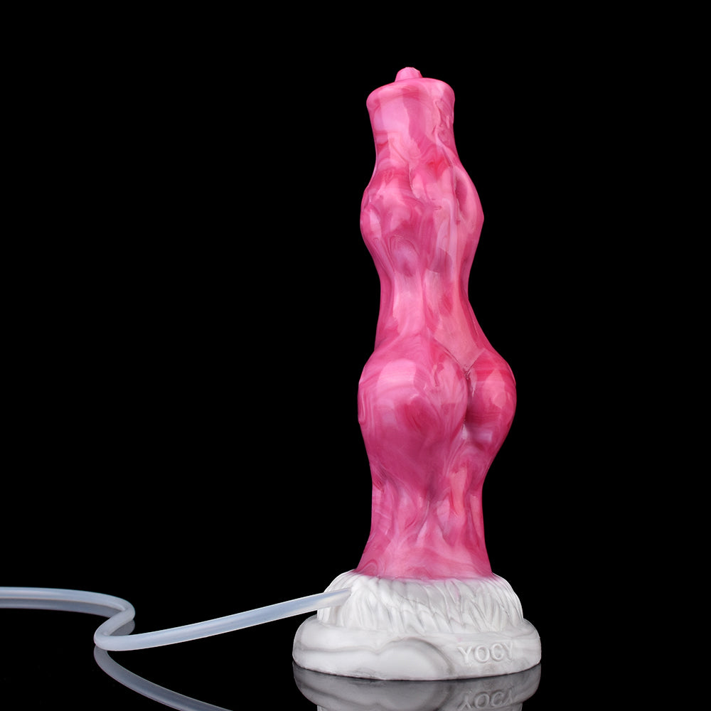 8 Inch Fantasy Double Knot Squirting Dildo